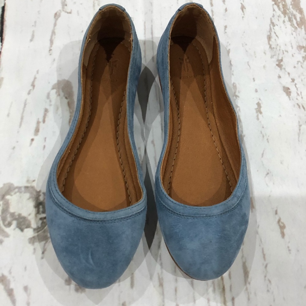 Frye Carson ballet flats 7B Blue EUC
